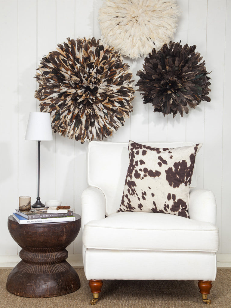 Cowgrain Print Cushion (various styles) - Hamptons House - 9
