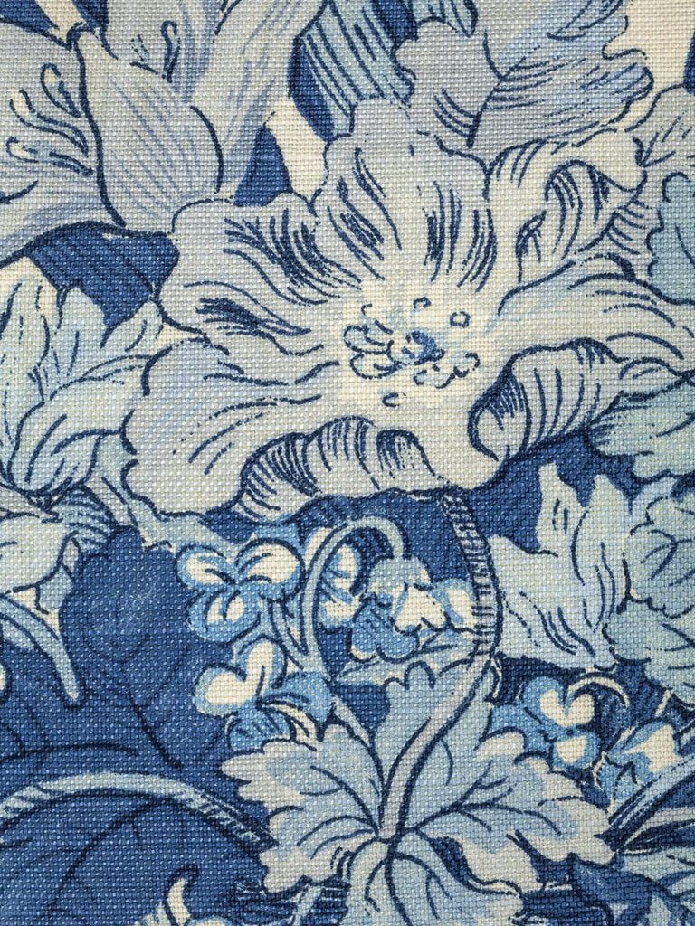 Blue Floral Cushion (various styles) - Hamptons House - 3