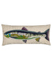 Hand-stitched Indian Crewelwork Fish Cushion - Hamptons House - 7